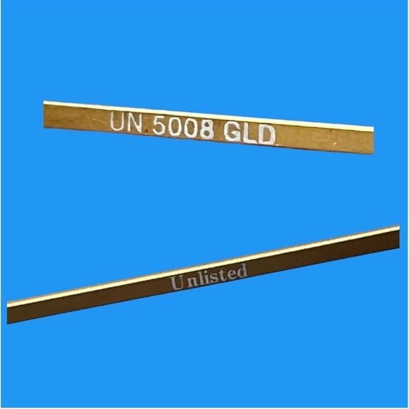 90s Dead Stock Sunglasses Unlisted Gold Wire Eyewear NOS - Picture 9 of 10